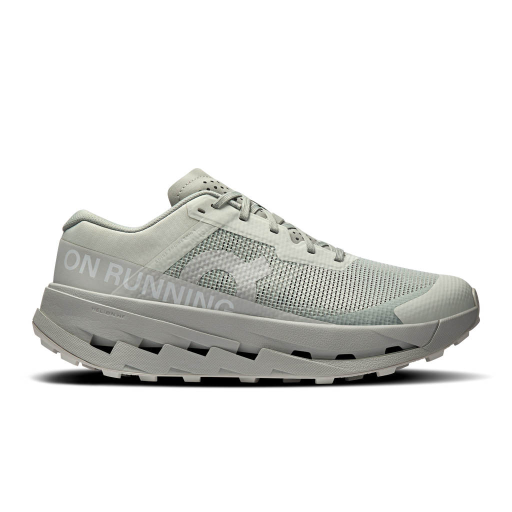 On Running Cloudultra 3 women's running shoes, light ice/gray mesh, lace-up