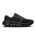 On Running Cloudrunner 3 wide lace-up running shoes, black mesh with CloudTec pods.
