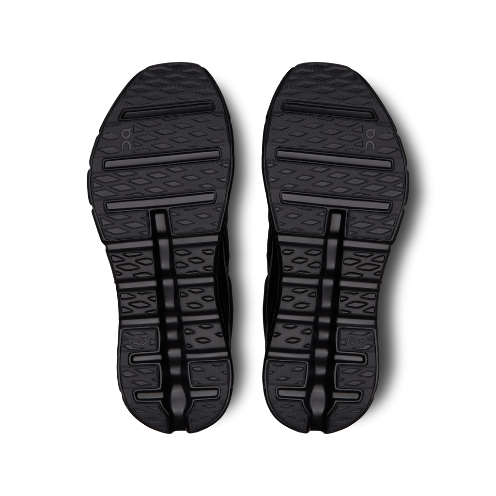 On Cloudtilt men's running shoes outsole view with patterned rubber traction