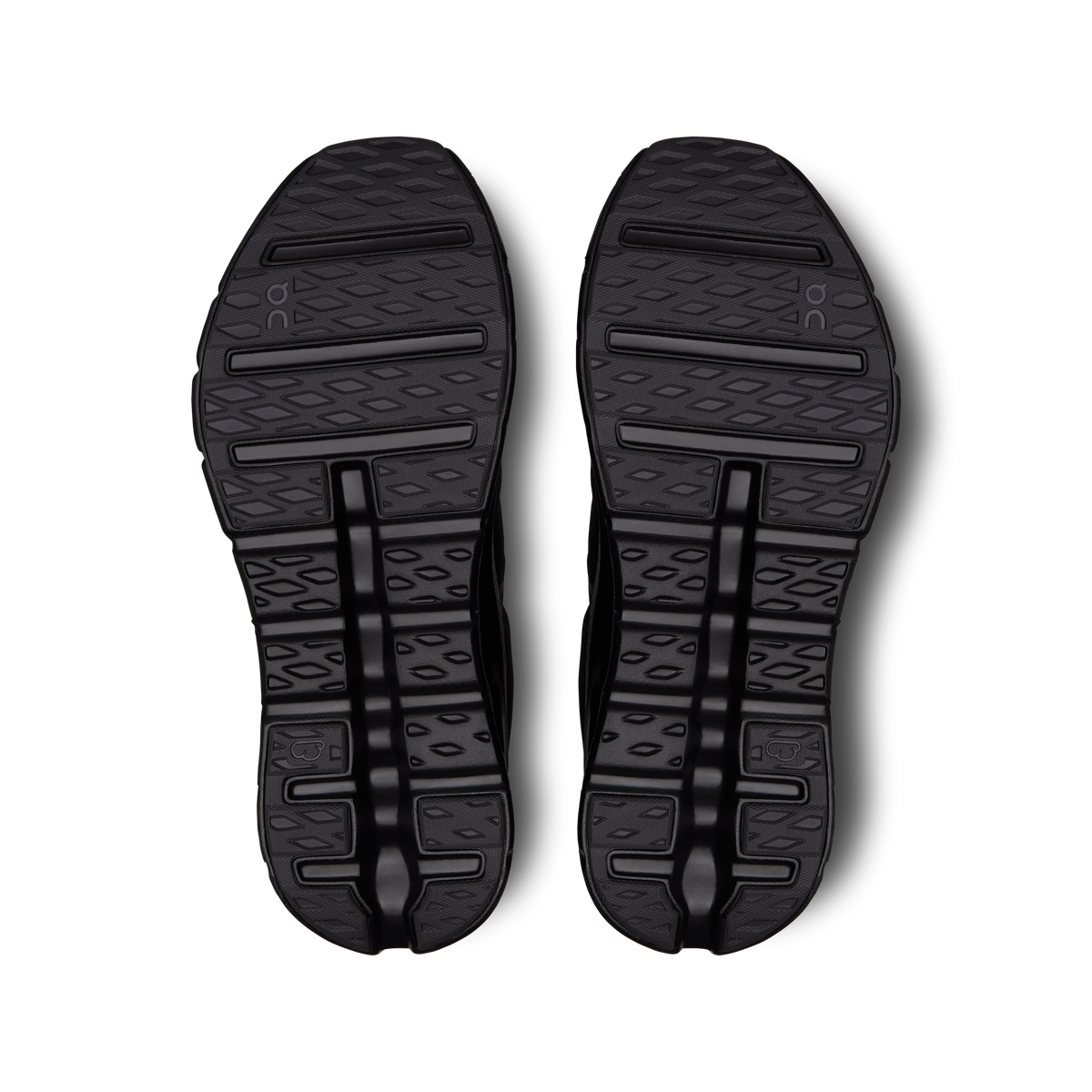 On Cloudtilt men's running shoes outsole view with patterned rubber traction