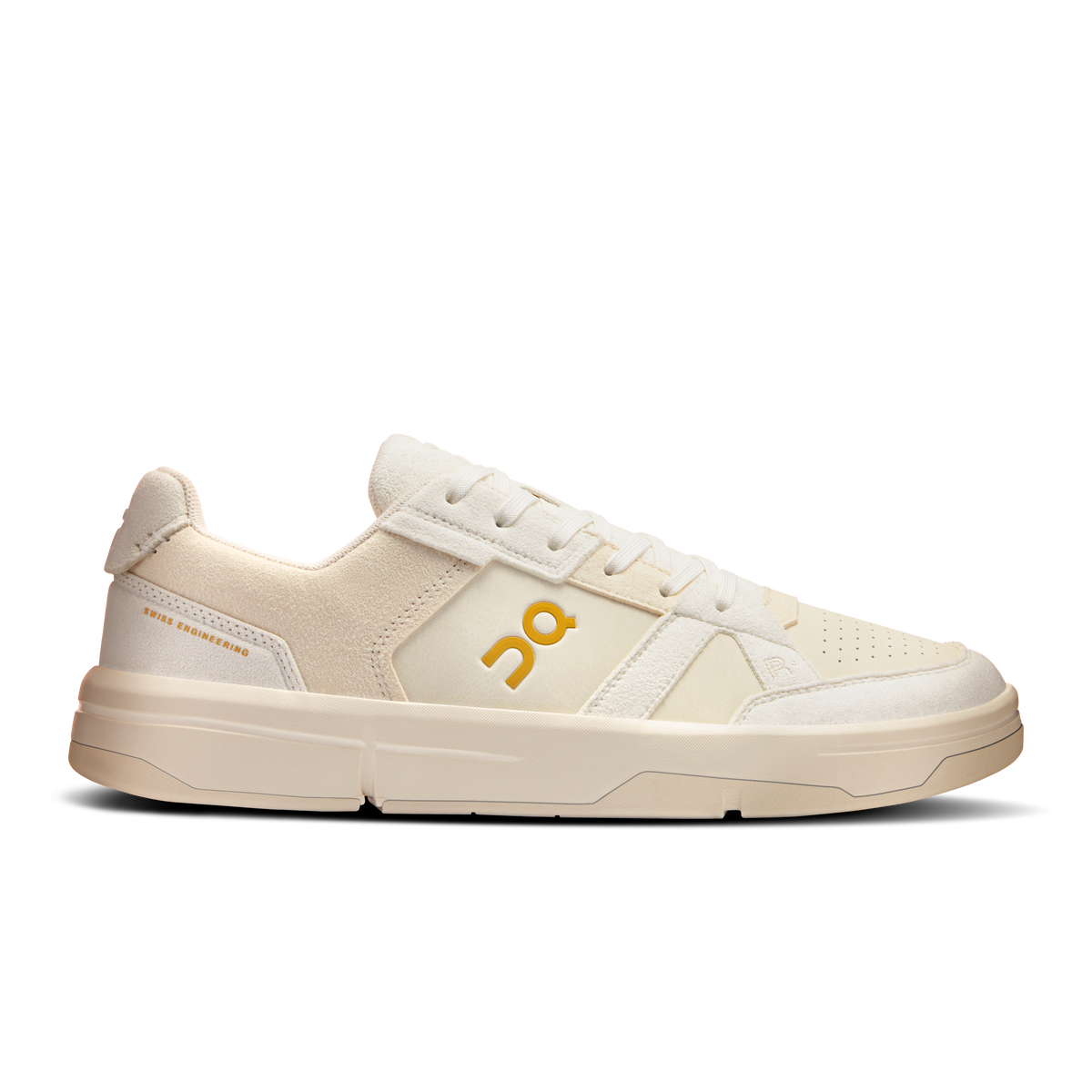 Ivory On The Roger Clubhouse Ace sneakers, low-top lace-up with logo on side