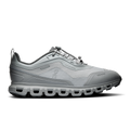 Men's alloy gray running shoes, lace-up upper with CloudTec outsole pods