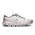 Men's white and black lace-up running shoes with cushioned CloudTec sole