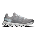 Men's gray running shoes with white Cloud-style cushioning