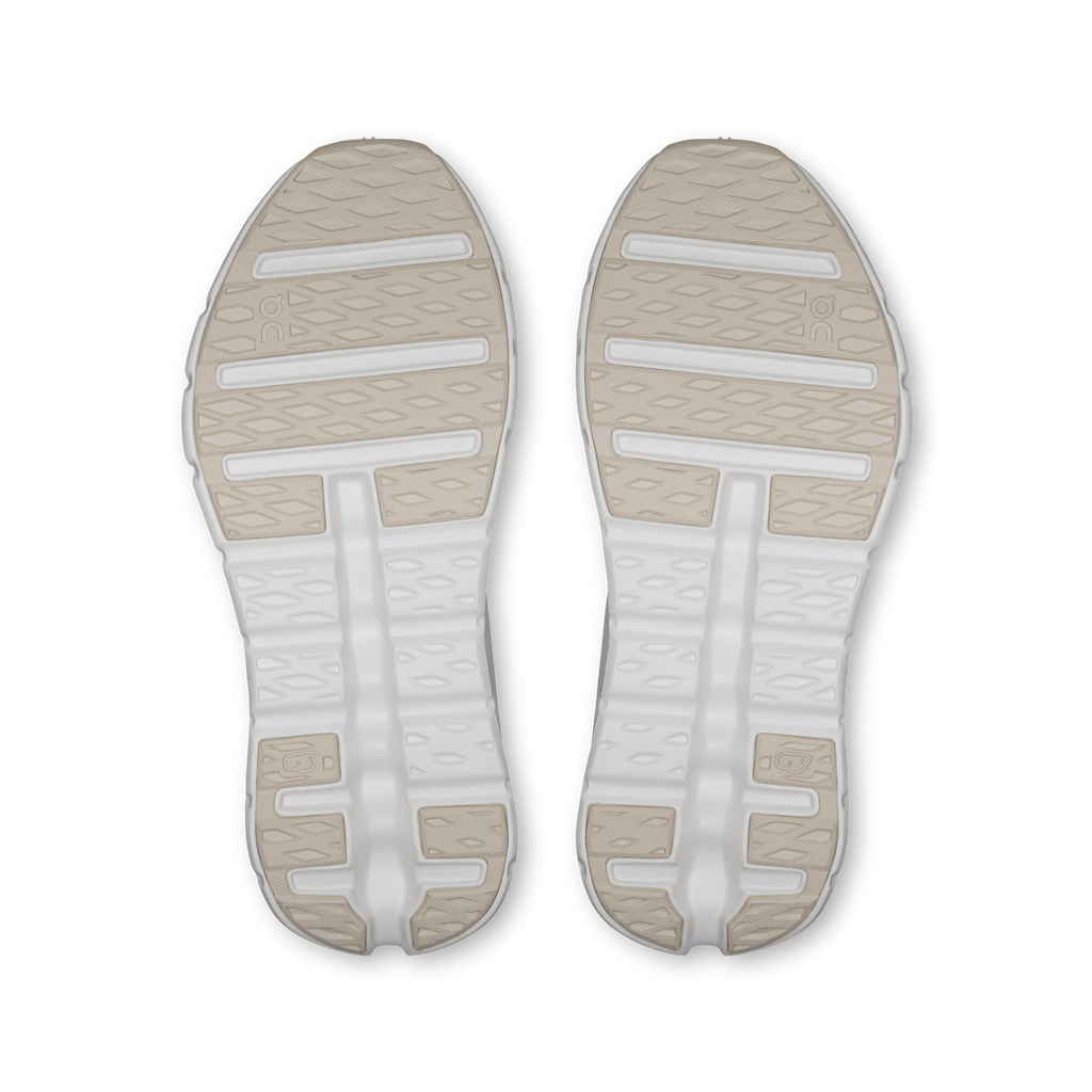Shoe outsoles with rubber tread and CloudTec-style cushioning pods