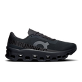 Men's black running shoes with lace-up upper and CloudTec-style cushioned sole